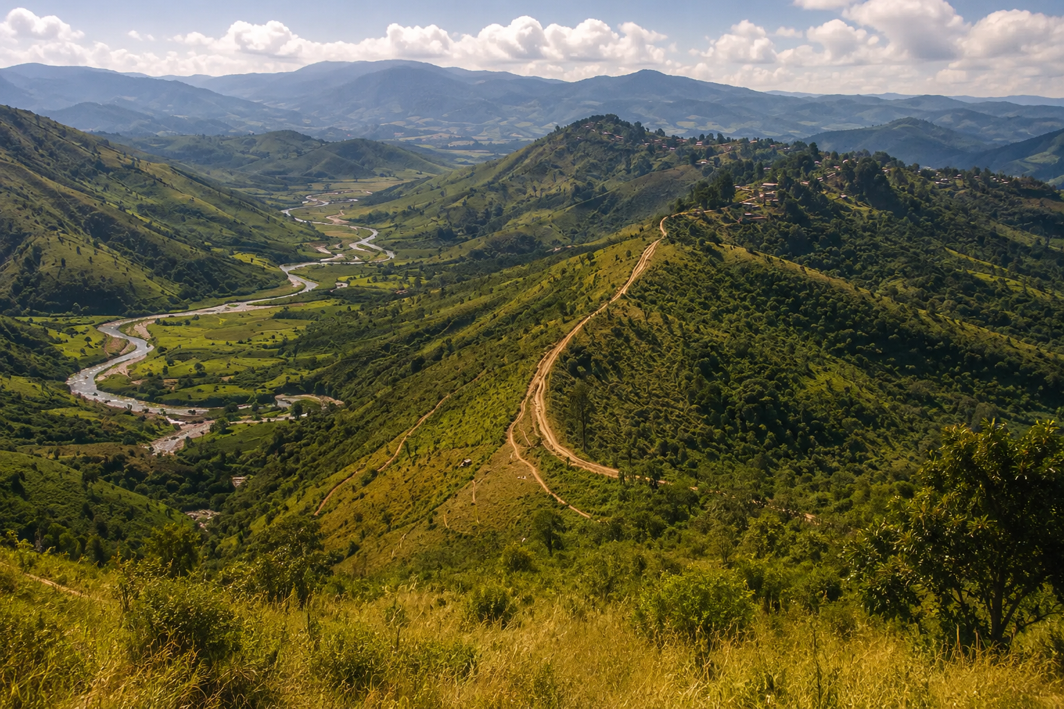Beautiful Villages Surrounded by Mountains in Nigeria