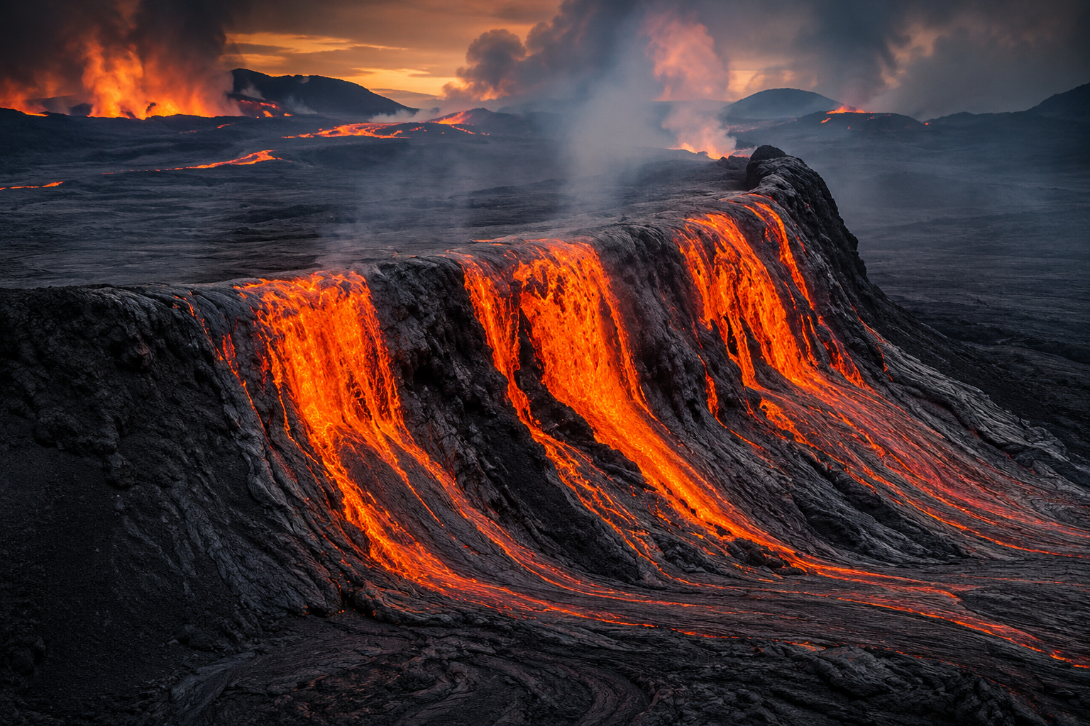 Nyamuragira Volcano, Democratic Republic of the Congo