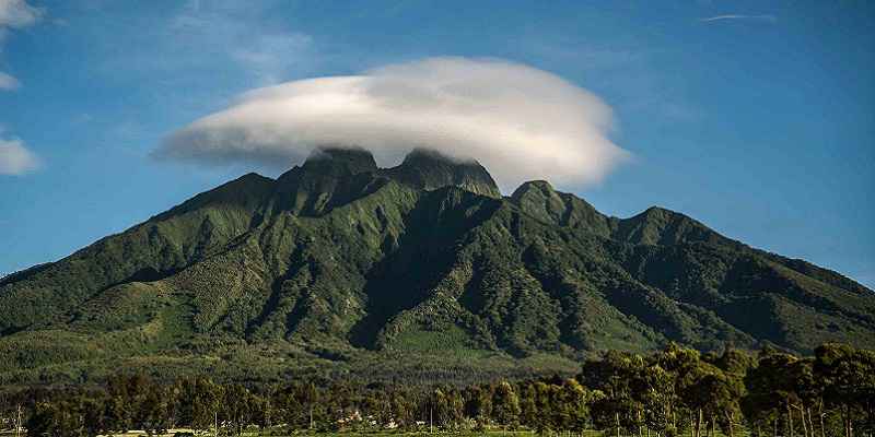 Virunga Mountains, Rwanda, Uganda and the Democratic Republic of the Congo